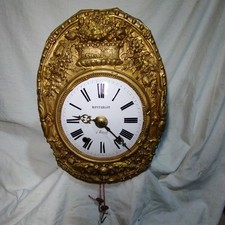 19th century Comtoise Morbier clock movement Montarlot