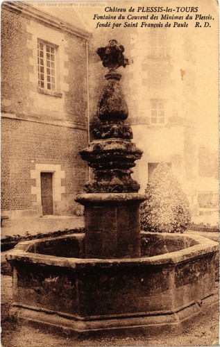 Cpa plessis les tours - tours, le