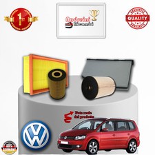 Kit De Maintenance 4 Filtres VW TOURAN 1.6 TDI 77KW 105CV Depuis 2010