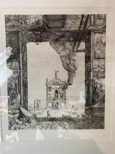 Temple incendié 1983 - le,