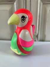 ? Ancien Culbuto Perroquet Educo Lardy Sa Made In France Vintage 20 Cm