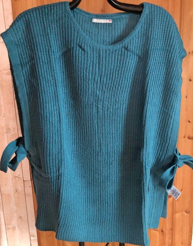 Pull tunique sans - , manches