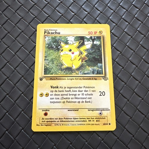 Carte pokémon pikachu - pikachu, 60/64