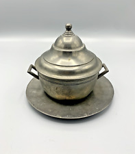 Sucrier en étain les étains