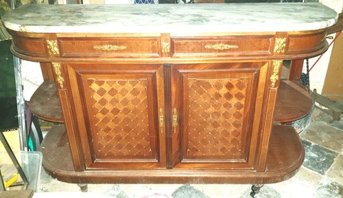 Buffet demi lune style louis - buffet, demi-lune
