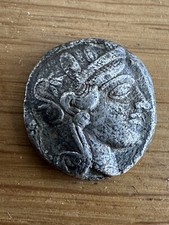 PIECE ARGENT GREC  TETRADRACHME ATHENES MONNAIE ANTIQUE CHOUETTE D’ATHENA