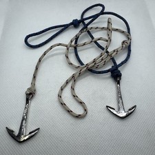 (2) Miansai Hook Silver Tone
