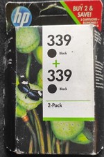 Pack de 2 cartouches  d'encre noir Neuves HP 339 d'origine.