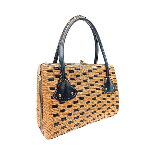 Sac main osier vintage - sac, en