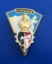  #3587# "Joli Insigne 34° Régiment du Génie"