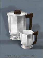 "REGIE DE L'IMPRIMERIE CRETE" Spécimen original entoilé Typo LOUBOK 1936  