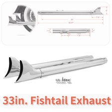 33in. Fishtail Exhaust