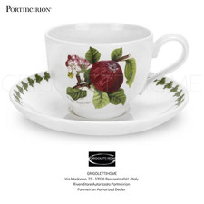 Portmeirion - Tasse À Thé Et Soucoupe Pomona Pomme - 200 Ml