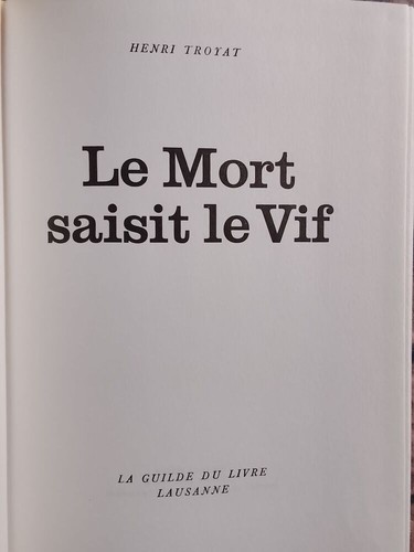 Mort saisit vif henri - saisit, |