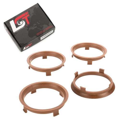 Centrage brun foncé jantes - 4x,