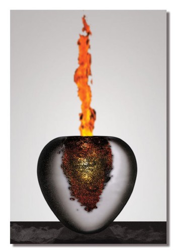 Metallbild moderne abstrait - metallbild,