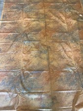 Tissu d’ameublement marbré reflets dorés – Scotchgard – env. 300 × 140 cm