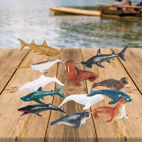 Figurines animaux marins 12 - d'animaux,