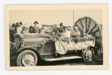 Carte Photo, Rolly Domessin Autocar voiture ancienne automobile corso chauffeur