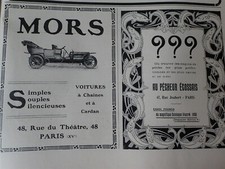 MORS automobile + AU PECHEUR