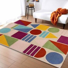 Tapis en laine touffeté à la