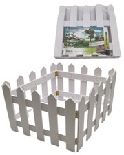 Palissade en Bois Blanc Jardin