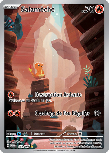 Carte pokémon salamèche - carte,