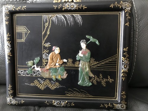 Tableau chinois bois - tableau,