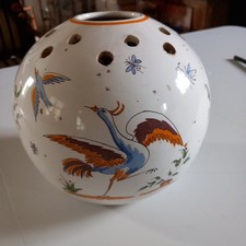 Beau vase boule pique fleurs