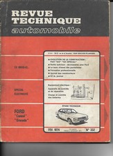 Revue technique automobile RTA 332 fevrier 1974 FIAT 124 FORD CONSUL GRANADA 