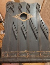 Cithare à harpe américaine AEOL N°5 VINTAGE/ANTIQUE Berlin S. A. Eichler rare