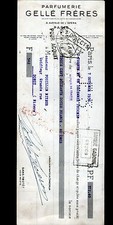 PARIS (I°) PARFUMERIE / PARFUMS & COSMETIQUES "GELLE Freres" en 1936