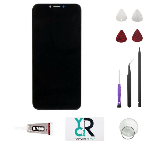 Ecran lcd noir - noir, remplacement