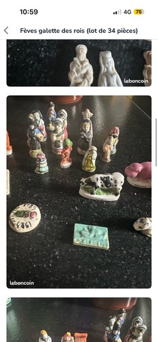 Lot fèves épiphanie - fèves,