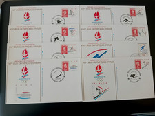 FRANCE++++8 ENVELOPPES PREMIER JOUR JO ALBERTVILLE 1992+++TTB++