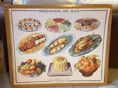 Rare ancienne affiche - ancienne, scolaire