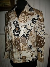 Chemisier manches 3/4 100% lin