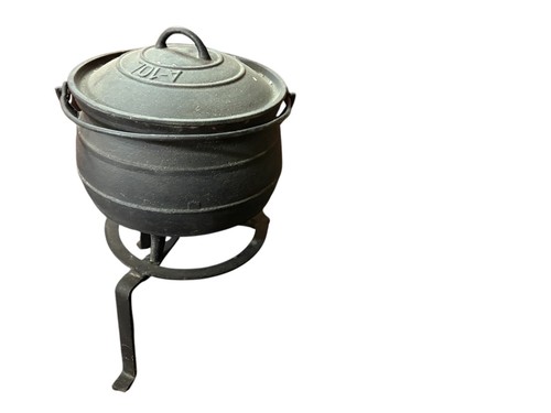 Ancien chaudron fonte - ancien, +