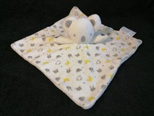 Doudou Koala blanc gris jaune