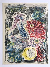 TERECHKOVITCH, La Treille Muscate : Bouillabaisse, 1961. Lithographie originale