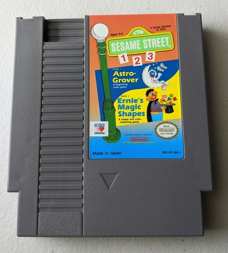 Nintendo nes sesame street - sesame,