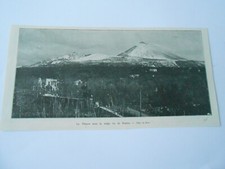 1906 Gravure Print Le Vésuve