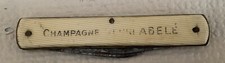 Couteau poche publicitaire Champagne Henri Abelé Reims occasion ,Q