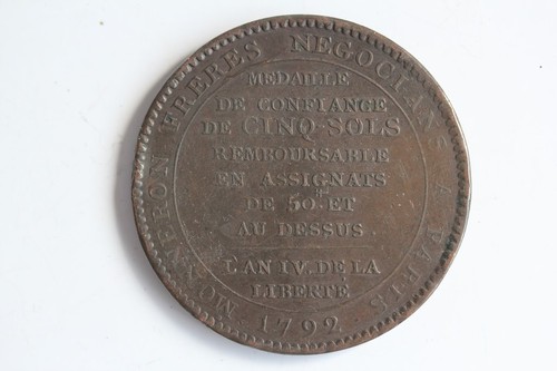 Médaille confiance - médaille, de