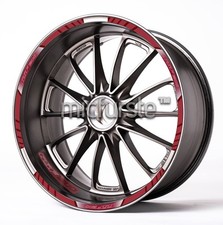 GSF 1200 Moto Wheel Decal Jante Stickers Rayures Suzuki Bandit WINE RED