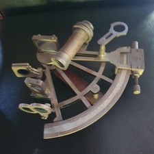 Ancien Sextant HENRY BARROW & CO LONDON Marine Bateau Boussole