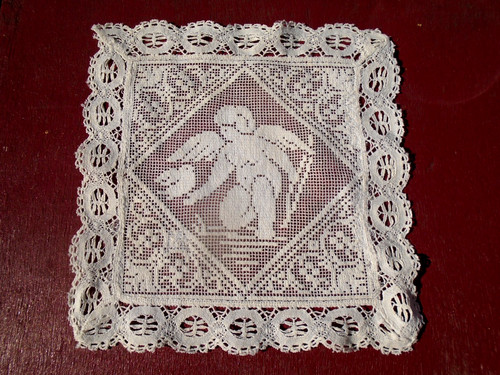 Deux carrés dentelle - carrés,