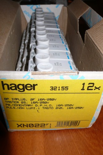 Hager 16a bouton poussoir - hager,