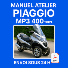 Manuel atelier piaggio - mp3, 400