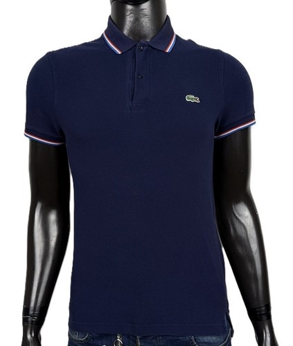 Polo homme bleu marine - , mince